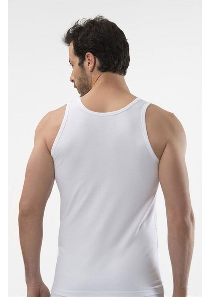 131X2 Erkek 2'li Penye Ribana Askılı Atlet-Beyaz fiyatları