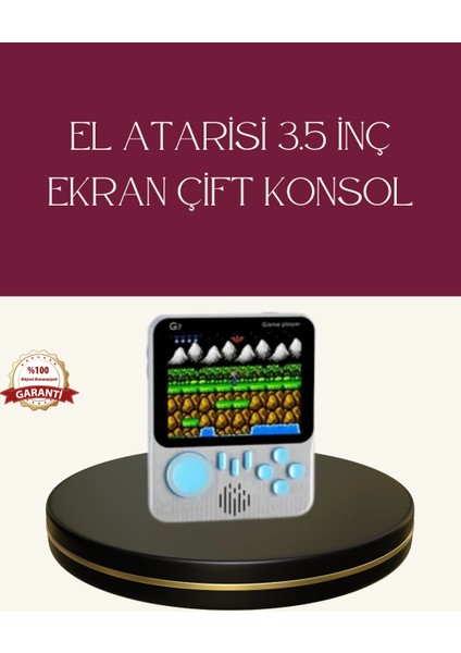 Şarjlı 3.5 Inç Retro Oyun Konsolu