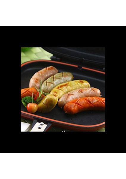 QuirkyQuar 2 Pcs Sızdırmazlık Halkası 28 cm ve 30 cm Çift Pan Grill Tencere Çubuk Non Çift Omlet Flip Pa (Yurt Dışından) fırsatları