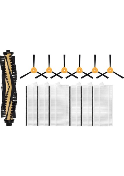 Ecovacs Deebot N79S Için Elektrikli Süpürge Silindiri Ana Yan Fırça Filtresi (Yurt Dışından)