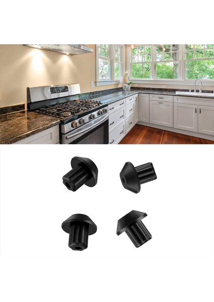 QuirkyQuar 60 Pcs Kauçuk Grad Ayakları Kauçuk Ayak Değiştirmeleri Ge WB2K101 Gaz Aralıklı Burner Gradü Değiştirin WB02T10461 (Yurt Dışından) indirimleri