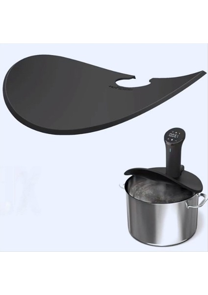 QuirkyQuar Hassas Pişirme Için Sous Vide Kapağı 11 Inç Pot, Bir Sous Vide Hassas Ocakla Nemi ve Lezzeti Korur (Yurt Dışından)