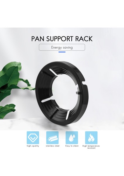 QuirkyQuar Enerji Tasarrufu Kapak Gaz Sobası Kapağı Ön Cam Wok Ring Kaymaz Soba Sobası Paslanmaz Demir Ateş Soba Kapak Mutfak Wok (Yurt Dışından) modelleri