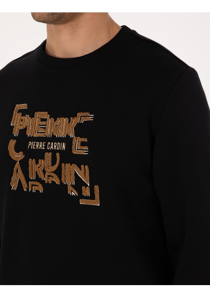 Erkek Siyah Regular Fit Sweatshirt 50313914-VR046