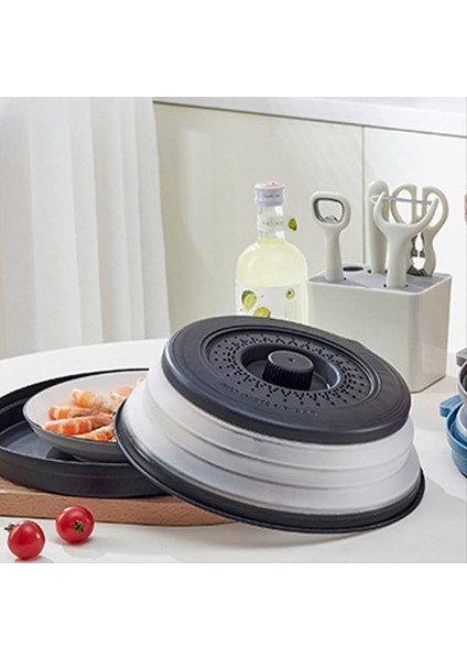 QuirkyQuar Katlanabilir Mikrodalga Gıda Sıçrama Koruma Mikrodalga Plaka Kapağı Buhar Deliği Meyve ve Sebze Plakası Kapağı Kitchengadget (Yurt Dışından) fırsatları