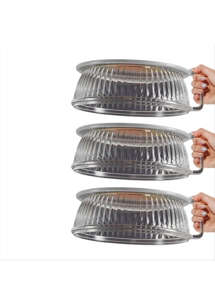 QuirkyQuar Mikrodalga Sıçrama Geçirmez Örtü, Yüksek Sıcaklığa Dayanıklı Kase Kapağı, Ev Mikrodalgası Sıcak Tabak Kapağı (Yurt Dışından)