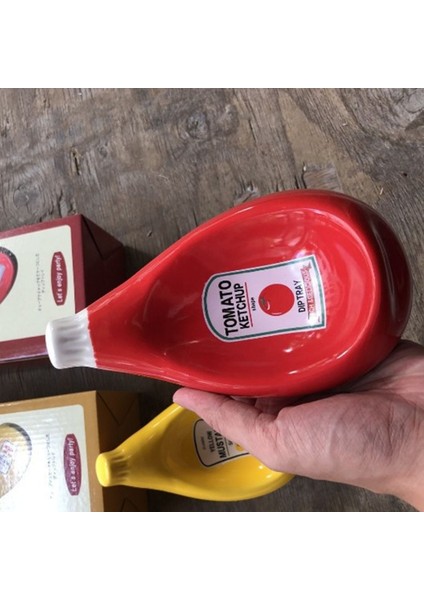 QuirkyQuar Benzersiz Şekiller Seramik Daldırma Sos Tabağı, Salata Ketçap Plakası, Sevimli Hardal Plakası Şık Masa Dekorasyon Sofra Takımı B (Yurt Dışından) fiyatları