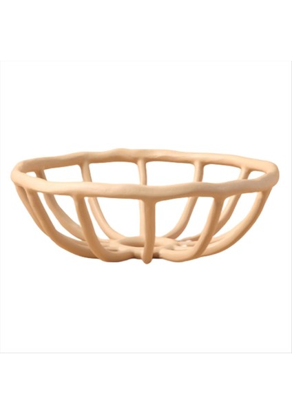 QuirkyQuar Kısa Iskandinav Reçine Içi Boş Meyve Tepsisi Içi Boş Meyve Tabak Oturma Odası Masaüstü Tabak Atıştırmalık Kase El Sanatları Dükkan Kafe Dekorasyon (Yurt Dışından)