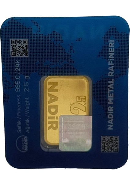 AgaKulche Nadir 2,5 Gram Altın (995) 24 Ayar Külçe Altın fırsatları