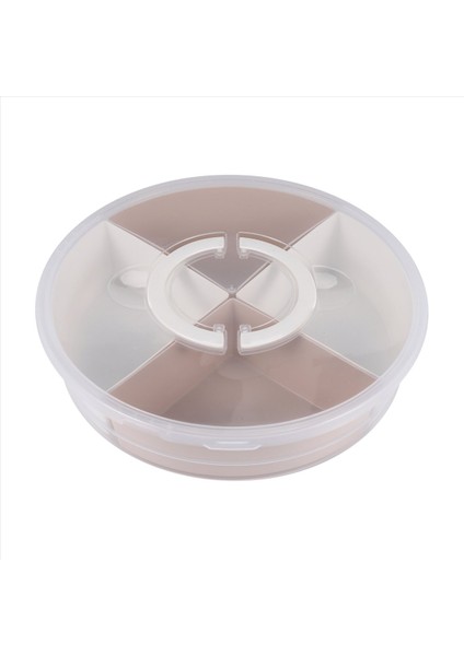 QuirkyQuar 4 Bölmeli Sebze Tepsisi Atıştırmalık Saklama Kutusu Kapaklı Kapaklı Meyve Kasesi (Yurt Dışından) modelleri