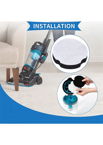 Bissell Powerforce Için 12 Adet Yedek Filtre (Yurt Dışından) modelleri