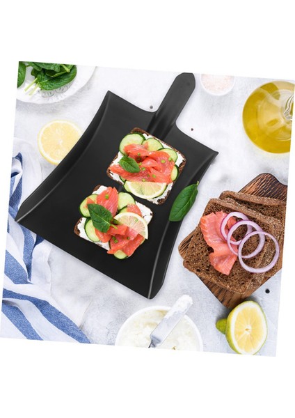 QuirkyQuar Sofra Plakası Buzlu Taklit Porselen Kürek Sofra Plakası, Atıştırmalık Tepsisi Izgara Tabağı, B (Yurt Dışından) modelleri