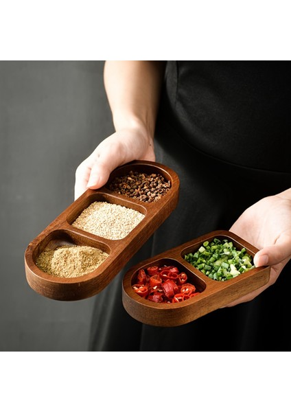 QuirkyQuar Masif Ahşap Dikdörtgen Tepsi Baharat Tepsisi Kahvaltı Gıda Suşi Tatlı Sos Tepsisi Mutfak Akşam Yemeği Baharat Tepsisi B (Yurt Dışından) modelleri