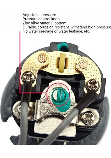 Pompa Basınç Anahtarı Kendinden Emişli Hidrofor Su Pompası Anahtarı Otomatik Açık Kapalı Ayarlanabilir Basınç Kontrolörü G3/8 Dişi Dişli fırsatları
