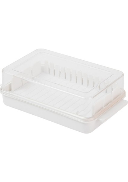 QuirkyQuar Tereyağı Kesme Saklama Kutusu Tereyağı Tabak Kesici Kapak Şeffaf Peynir Dilimleyici Tepsi Konteyner Ev Mutfak Alet 1 (Yurt Dışından)