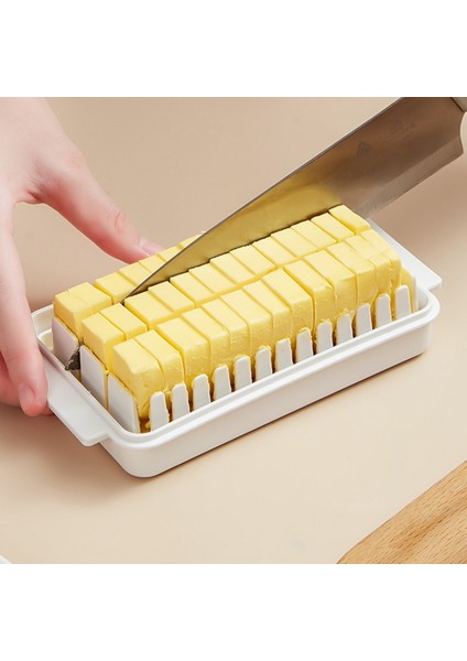 QuirkyQuar Tereyağı Kesme Saklama Kutusu Tereyağı Tabak Kesici Kapak Şeffaf Peynir Dilimleyici Tepsi Konteyner Ev Mutfak Alet 1 (Yurt Dışından) modelleri
