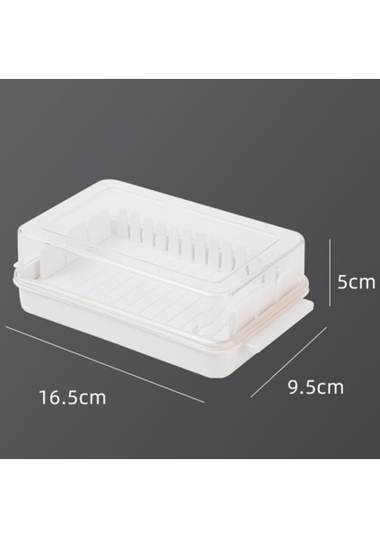 QuirkyQuar Tereyağı Kesme Saklama Kutusu Tereyağı Tabak Kesici Kapak Şeffaf Peynir Dilimleyici Tepsi Konteyner Ev Mutfak Alet 1 (Yurt Dışından) fırsatları