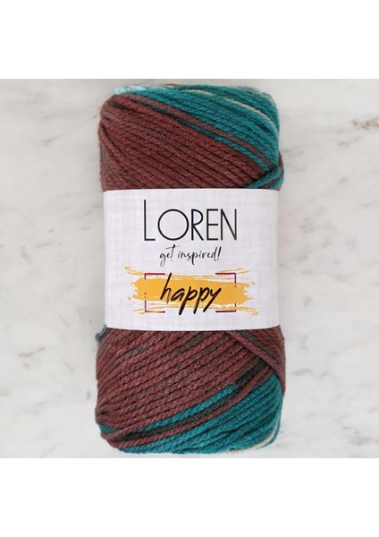 Loren Happy Ebruli El Örgü Ipi - RH018 - 34303