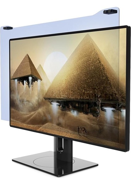 Mavi Işık Bilgisayar Ekran Koruyucu Yüksek Net Mavi Işık Filtresi Bilgisayar Ekran Koruyucu 20-31IN Çizilmez-Akrilik Göz Koruma Filmi 23-24 Inç 540X340 mm
