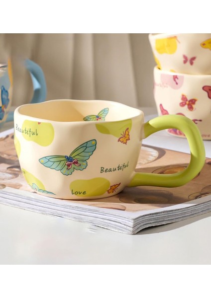 Kelebek Temalı Seramik Kupa fiyatları