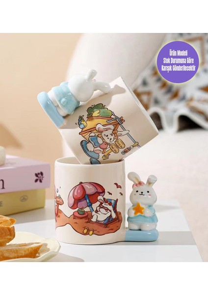 Masal Tavşanı Temalı Seramik Kupa modelleri