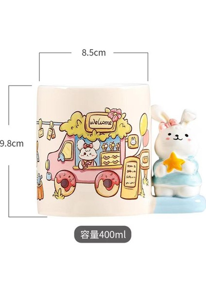 Masal Tavşanı Temalı Seramik Kupa fırsatları