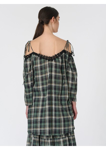 Askılı Ekoseli Tunik Standart Renk Y1964103_089 fırsatları