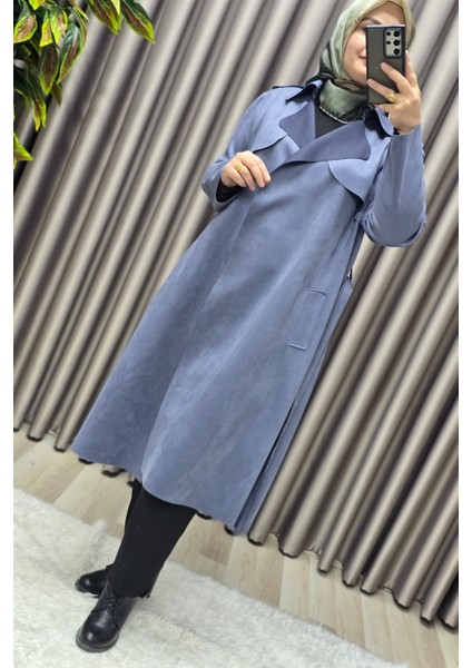 Kadın Tesettür Giyim Büyük Beden Süet Kap modelleri