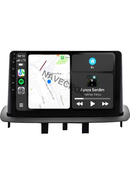Renault Megane 3 2010-15 9"uyumlu Androıd Multimedya Gerçek 2/32 Kablosuz Carplay Geri Görüş Kameralı fiyatları