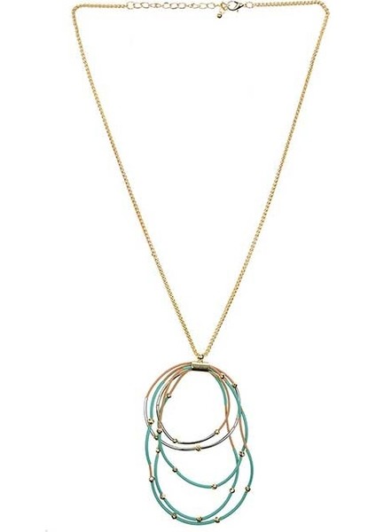 Gold Detaylı Kadın Kolye Standart Renk Y1986480_089