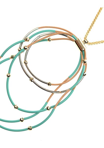 Gold Detaylı Kadın Kolye Standart Renk Y1986480_089 fiyatları