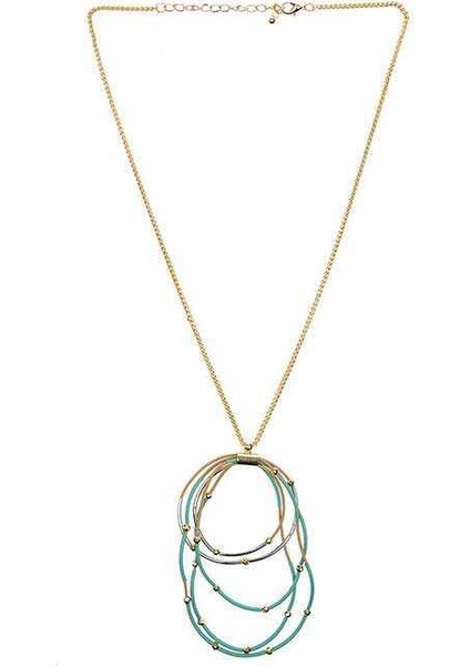 Gold Detaylı Kadın Kolye Standart Renk Y1986480_089 modelleri