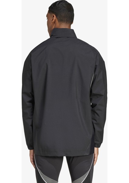 Tiro 25 Competition All Weather Erkek Siyah Futbol Ceket.-