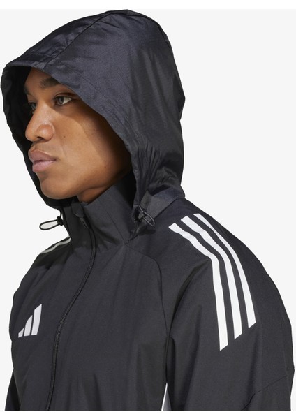 Tiro 25 Competition All Weather Erkek Siyah Futbol Ceket.-