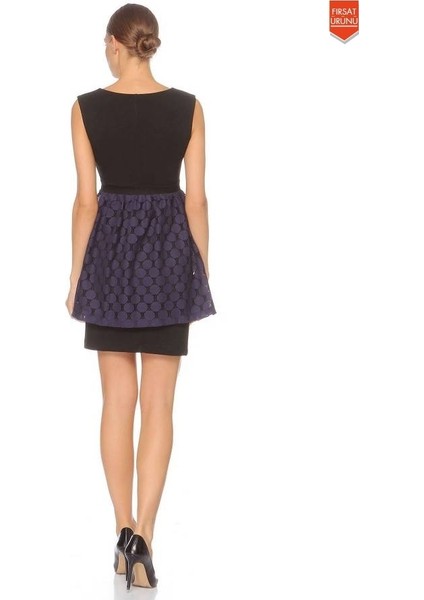 Askılı Dantel Detaylı Mini Elbise Siyah K1321056_001 fiyatları