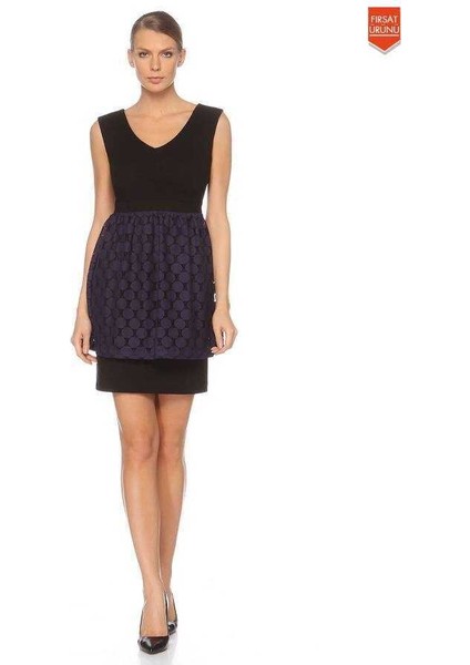 Askılı Dantel Detaylı Mini Elbise Siyah K1321056_001 modelleri