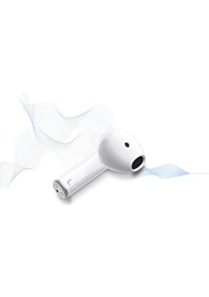 Choice Earbuds X2 Beyaz TWS Kulaklık Müzik ve Oyun İçin Suya Dayanıklı