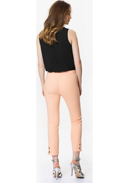 Paça Detaylı Pantolon Somon Y9912013_020 modelleri