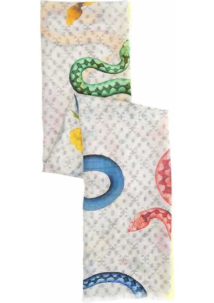 Yılan Desenli Şal Standart Renk Y1984215_089 modelleri