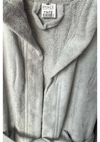 %100 Pamuk Kadife Kapüşonlu 10-12 Yaş Unisex Çocuk Bornozu fiyatları