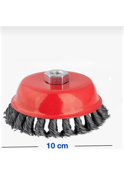 Burgulu Tel Fırça Pas Sökücü Temizleyici 100 mm fiyatları