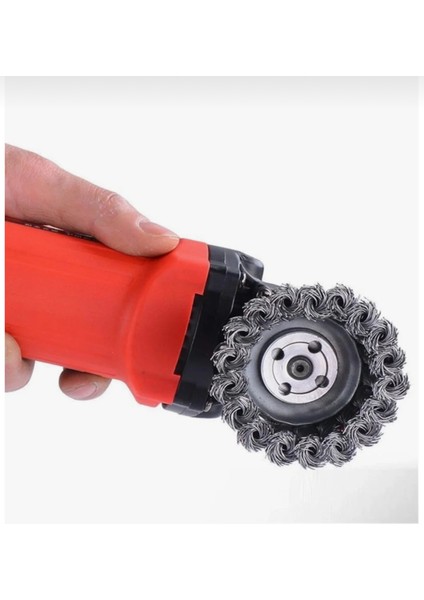 Burgulu Tel Fırça Pas Sökücü Temizleyici 100 mm modelleri