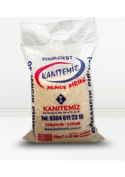 YENİ MAHSÜL Kanıtemiz Pilavlık Pirinç 5 kg
