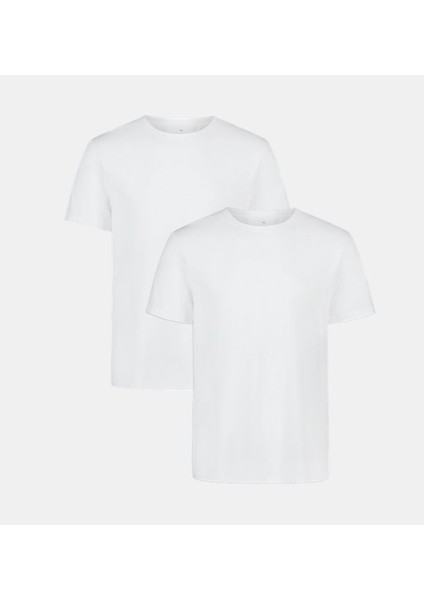 Erkek Ua Performance Cotton Undershirt 2'li Paket T-Shirt 6007621-100 fırsatları