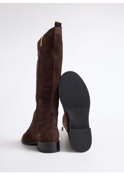 Deri Kahve Kadın Çizme Carmen-Declan fırsatları