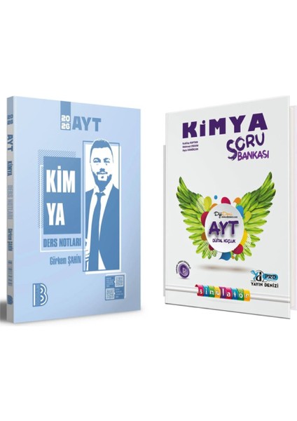 AYT Kimya Ders Notları 2026 ve Yayın Denizi AYT Kimya Pro Soru Bankası - Görkem Şahin