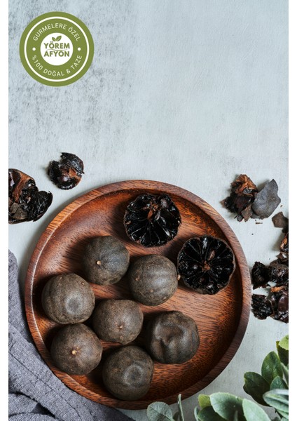 Yörem Afyon Orta Doğu’nun Yüzyıllık Tariflerinin Saklı Aroması Kurutulmuş Siyah Basra Limonu Misket Limon | 40GR fiyatları