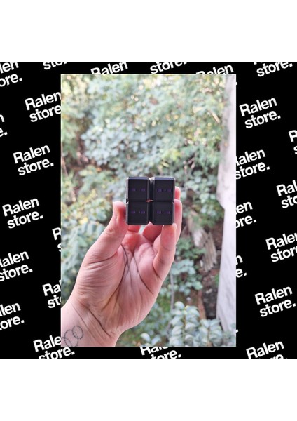 Minecraft Mini Enderman Sonsuz Küp Stres Oyuncağı Fidget | 8X4CM | Siyah ( Yüksek Kalite 3D Baskı Pla )