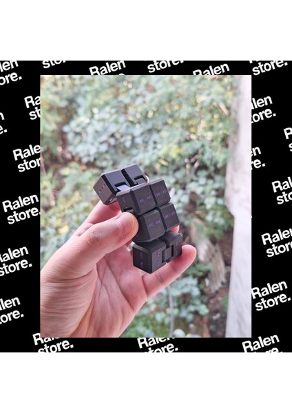 Minecraft Mini Enderman Sonsuz Küp Stres Oyuncağı Fidget | 8X4CM | Siyah ( Yüksek Kalite 3D Baskı Pla )