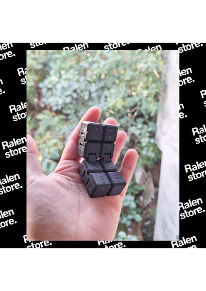 Minecraft Mini Enderman Sonsuz Küp Stres Oyuncağı Fidget | 8X4CM | Siyah ( Yüksek Kalite 3D Baskı Pla )